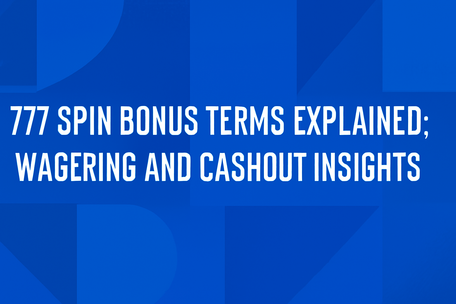 An informative scene depicting features of the 777 Spin platform.