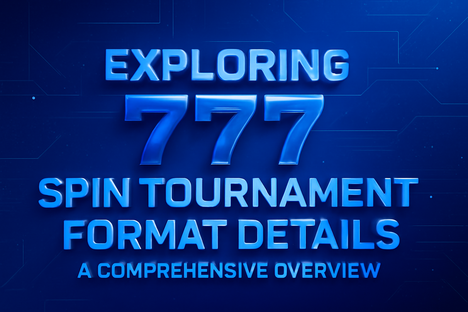 A professional-looking design depicting the title 777 Spin Guides with futuristic elements.