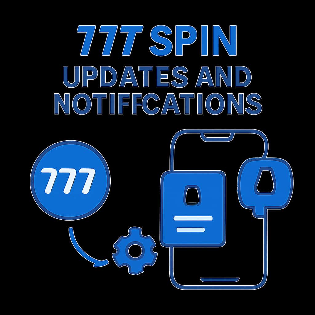 Diagram explaining 777 Spin Updates and Notifications.