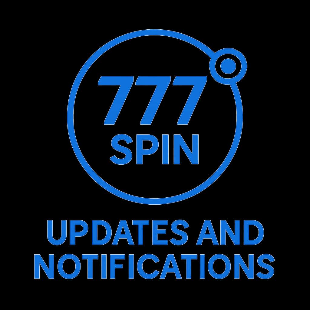 Icon representing 777 Spin Updates and Notifications.
