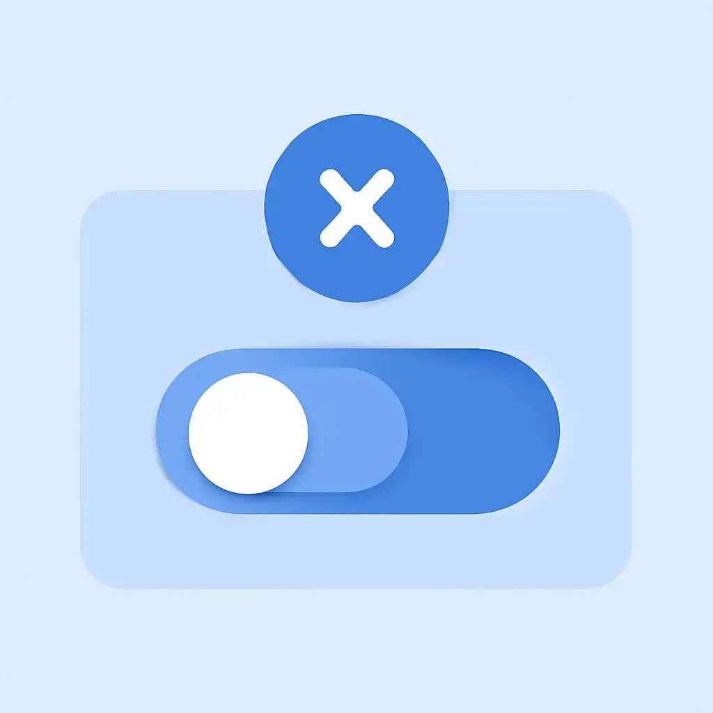 Close-up of button or form field for ignoring deposit limits, Spin Game