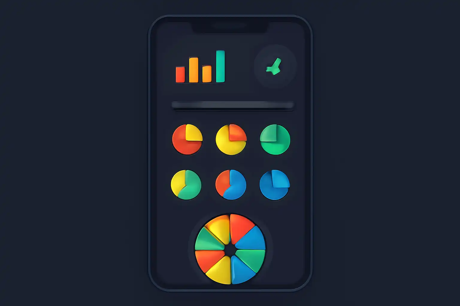 Detail screen: past result charts, mobile screen, Spin Game