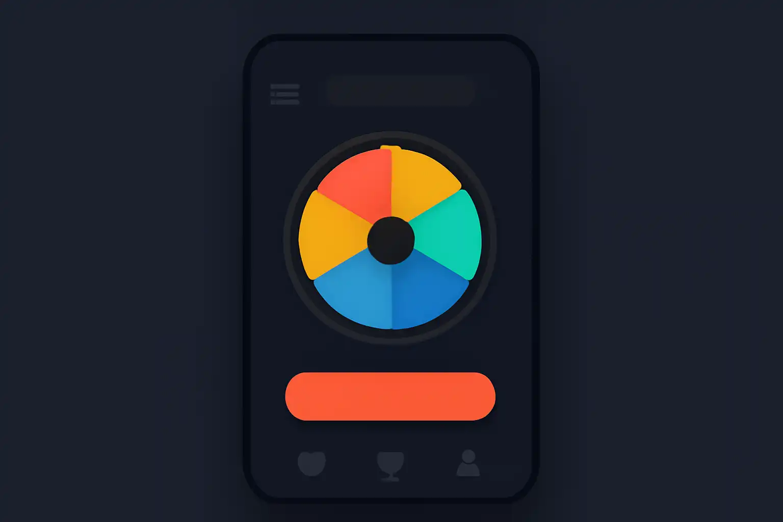 Detail screen: round flow, mobile screen, Spin Game