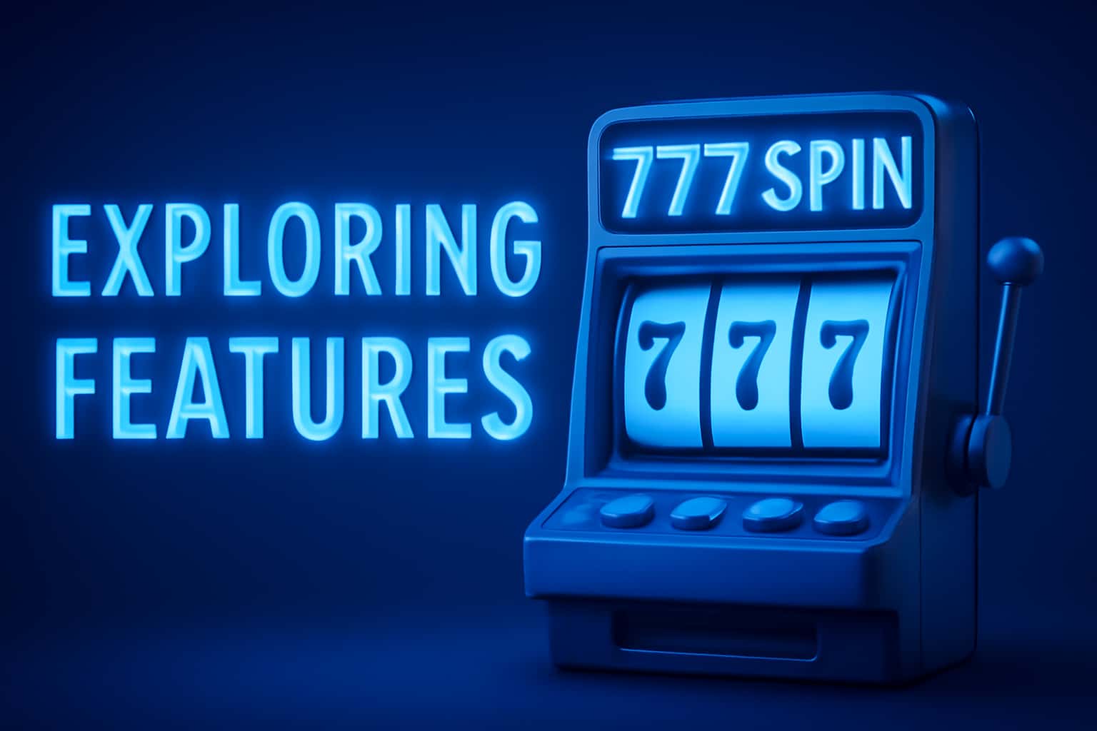 An informative scene depicting features of the 777 Spin platform.