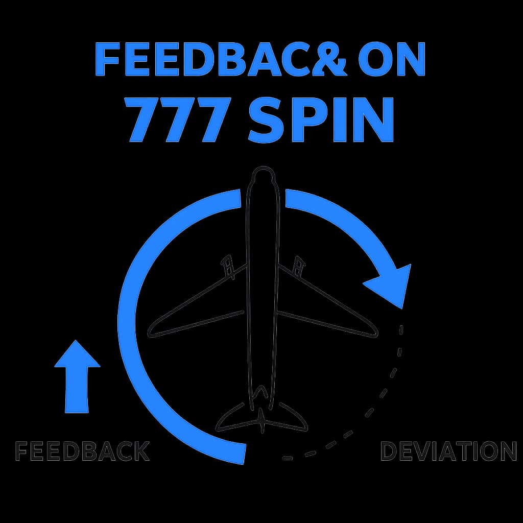 An illustration showing the process of giving feedback on 777 Spin.