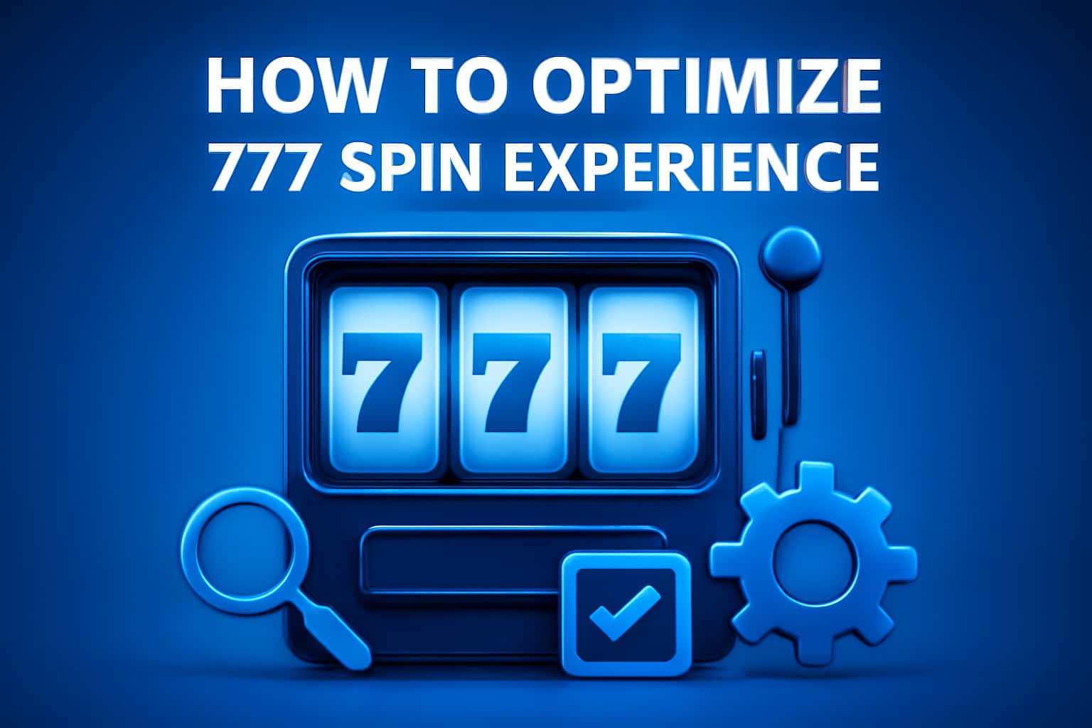 A futuristic depiction of optimizing user experience in 777 Spin with supportive features.