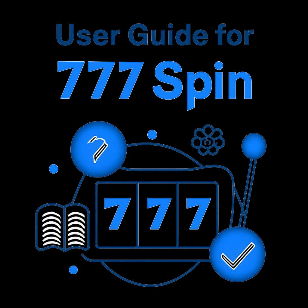 Illustration depicting key features in the User Guide for 777 Spin.
